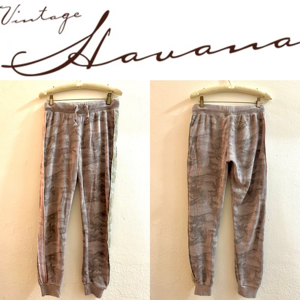 Vintage Havana Distressed Gray Camouflage Jogger/Sweatpants – Size Small